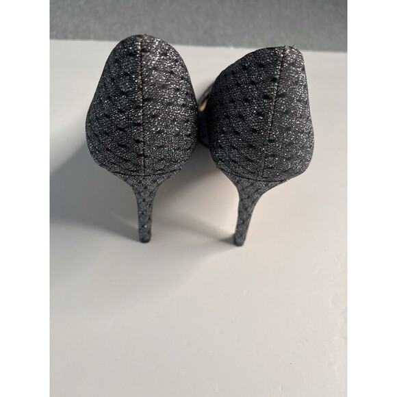 Jessica Simpson Women’s Pointed Toe Classic Pumps Size 8,5 Black Gray Silver - Picture 3 of 6